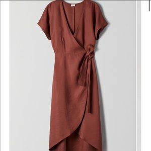 Aritzia wrap dress